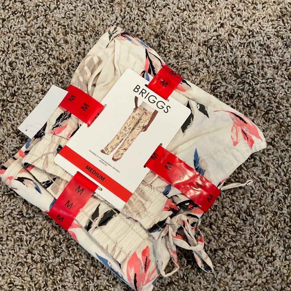 ❤️ Buy 1 Get 1 Free❤️ Briggs Floral linen pants,Size M
